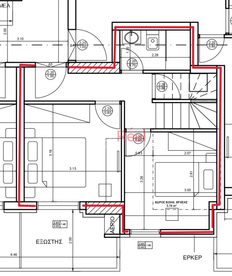 House in Nea Politia, Evosmos — Photo 23 of 25