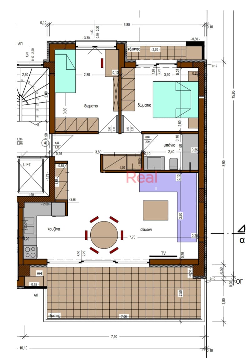Apartment in Center, Thermi — Photo 25 of 25