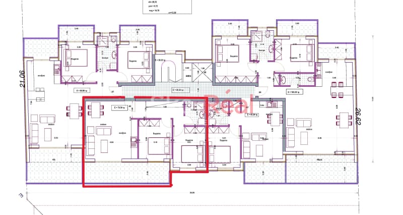 Apartment in Center, Thermi