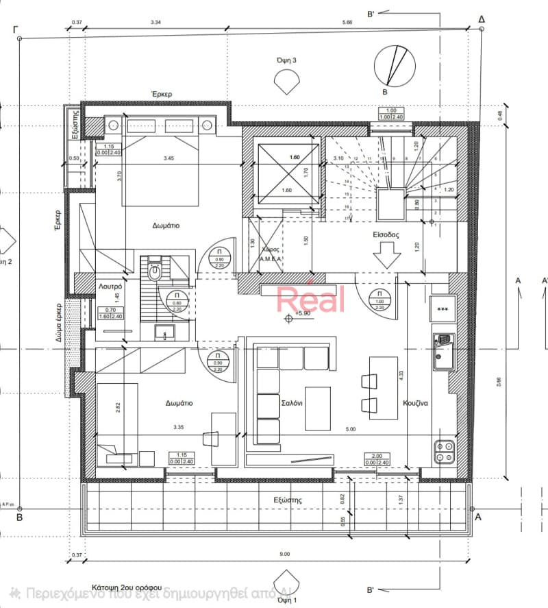 Διαμέρισμα στην Κέντρο, Καλαμαριά — Φωτογραφία 16 από 25