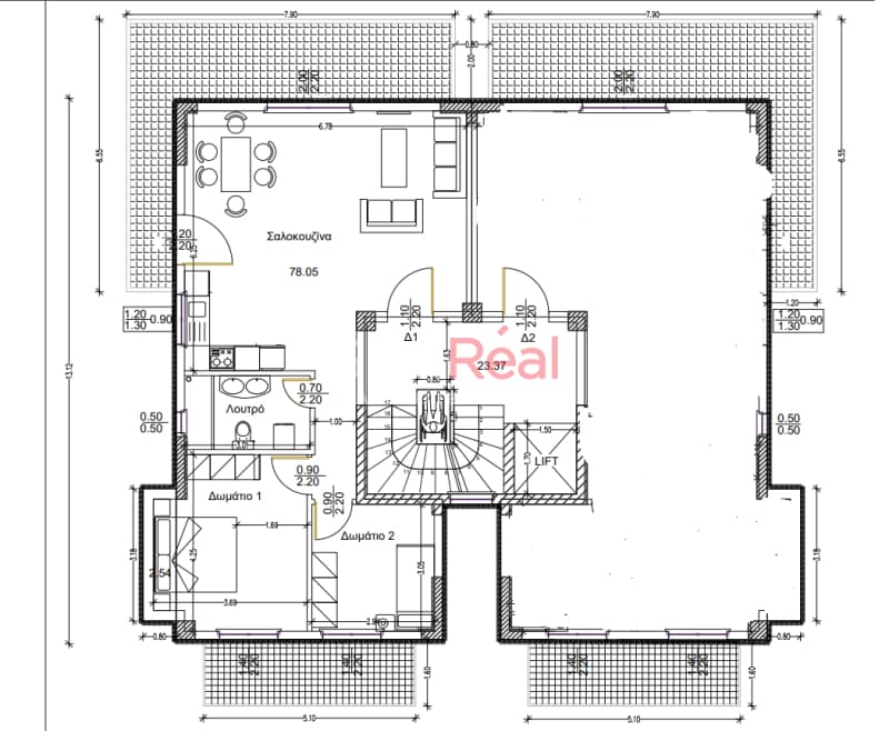 Apartment in Center, Thermi — Photo 2 of 8