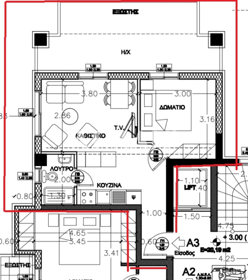 Apartment in Center, Thermi — Photo 3 of 3