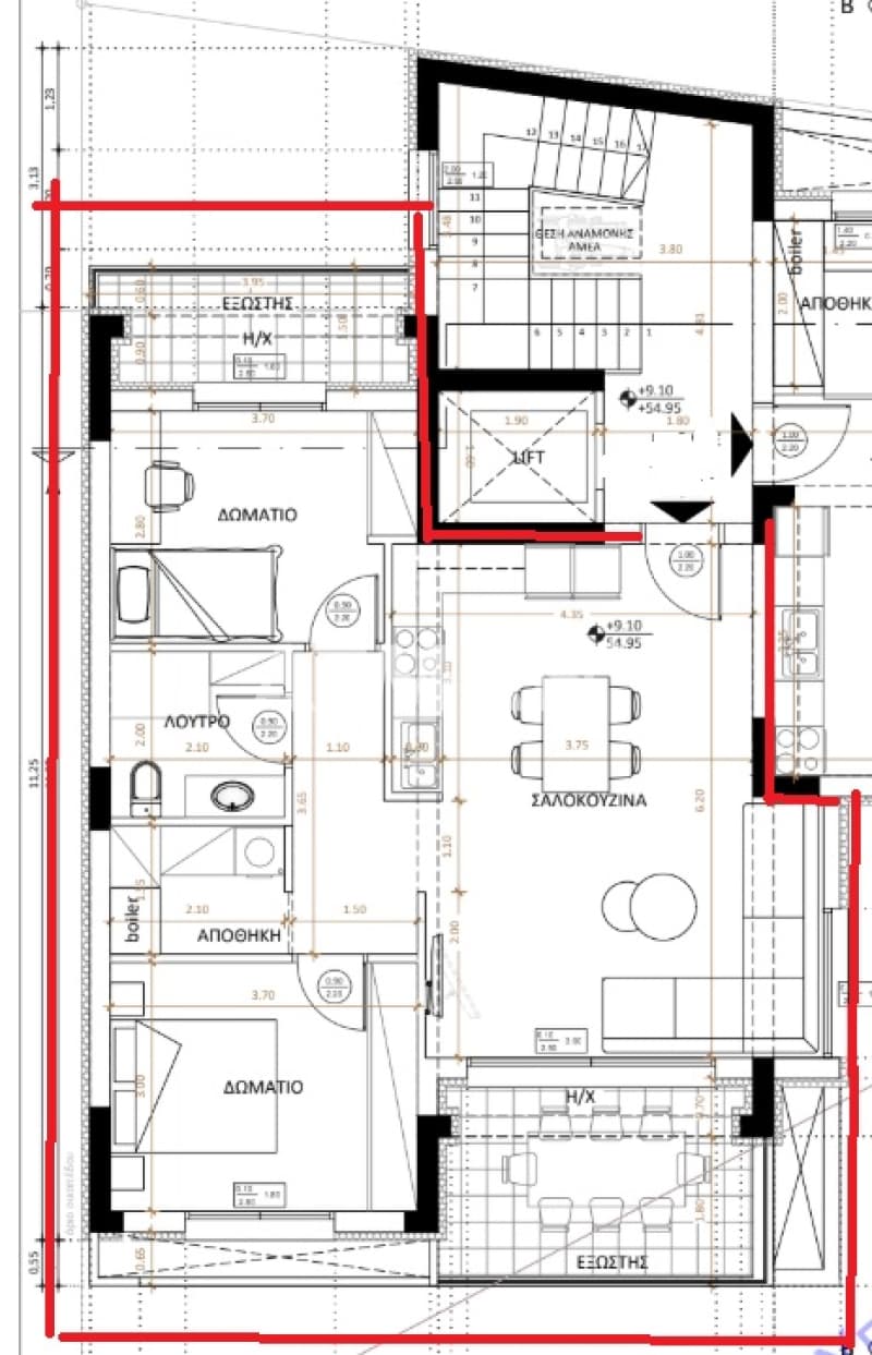 Apartment in Center, Thermi — Photo 2 of 2