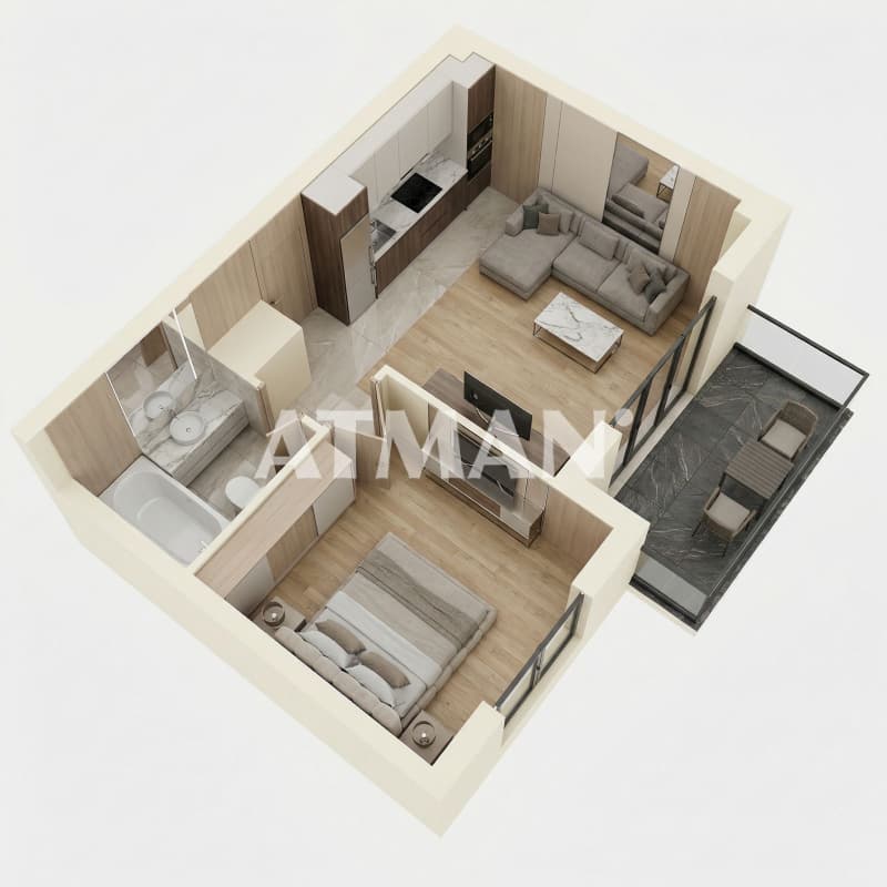 Apartment in Center, Thermi — Photo 1 of 2