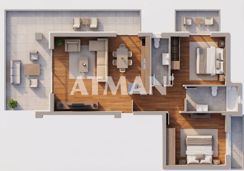 Apartment in Center, Thermi — Photo 1 of 2