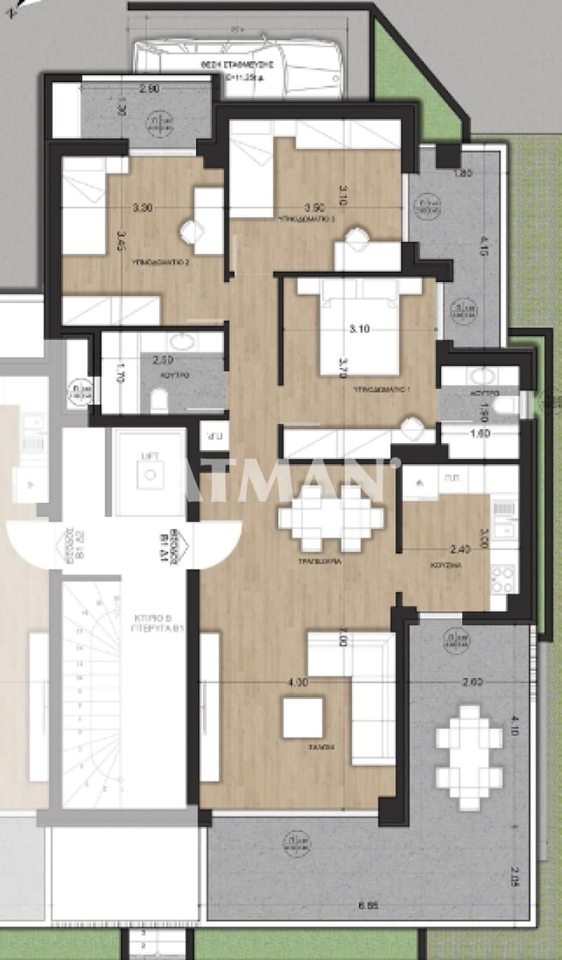 Apartment in Center, Thermi — Photo 3 of 4