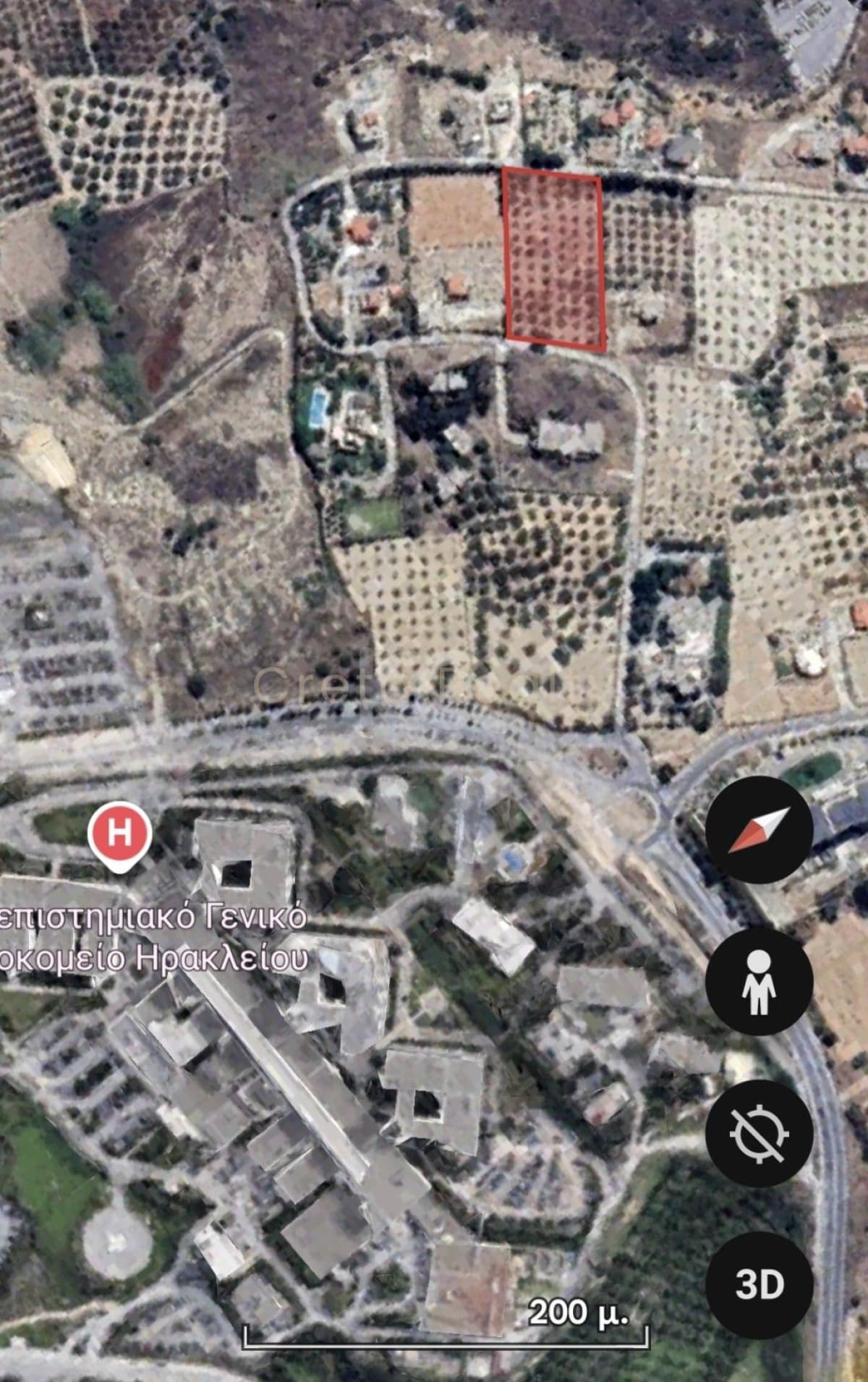 Building Plot in Voutes, Temenos