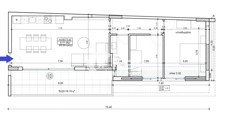 Apartment in Center, Vrilissia — Photo 2 of 2