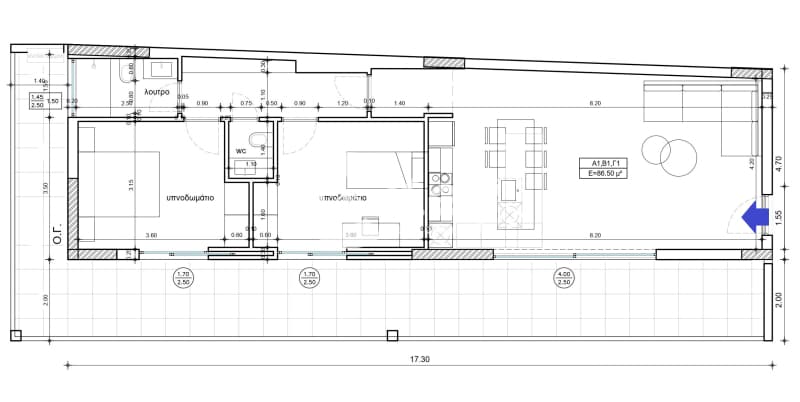 Apartment in Center, Vrilissia — Photo 2 of 2