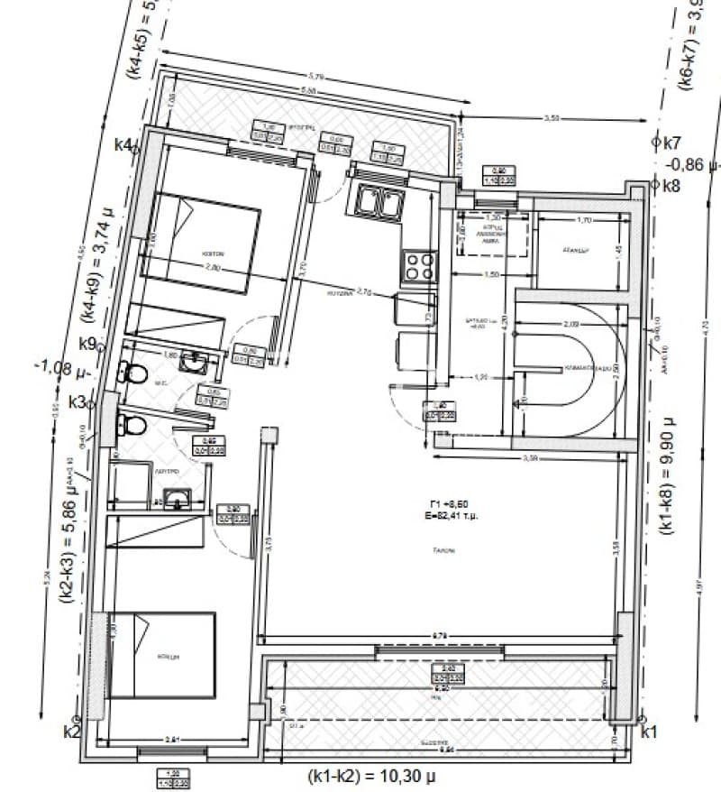 Apartment in Plateia Ymittou, Imittos