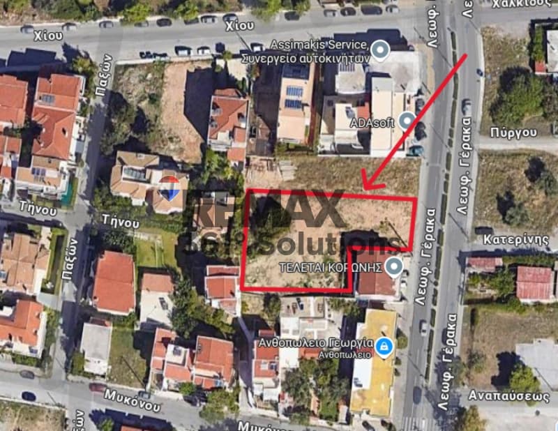 Οικόπεδο στην Γαργηττός, Γέρακας — Φωτογραφία 1 από 2