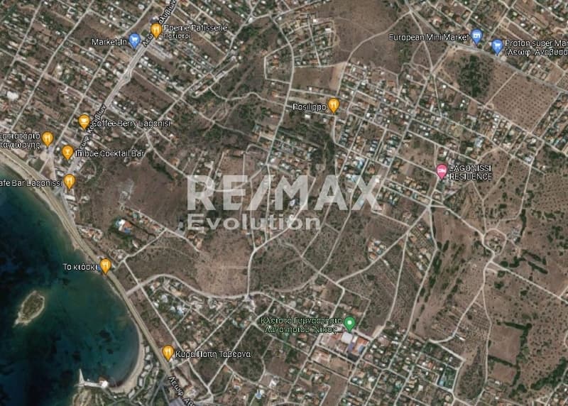 Οικόπεδο στην Καλύβια, Καλύβια Θορικού — Φωτογραφία 4 από 5