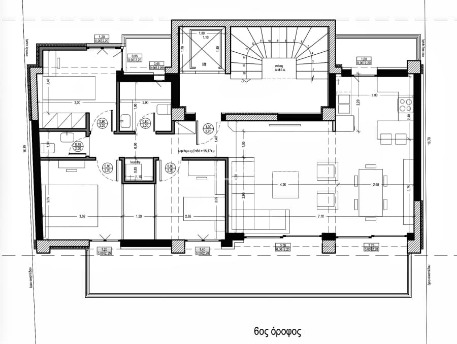 Apartment in Center, Kalamaria — Photo 3 of 12