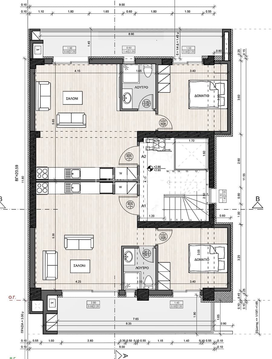 Apartment in Aretsou, Kalamaria — Photo 17 of 18