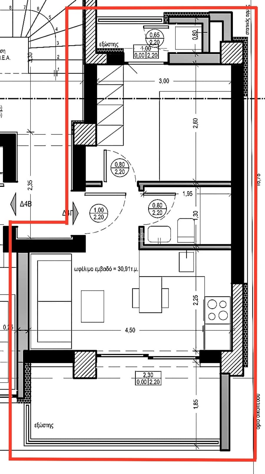 Apartment in Center, Kalamaria — Photo 15 of 21