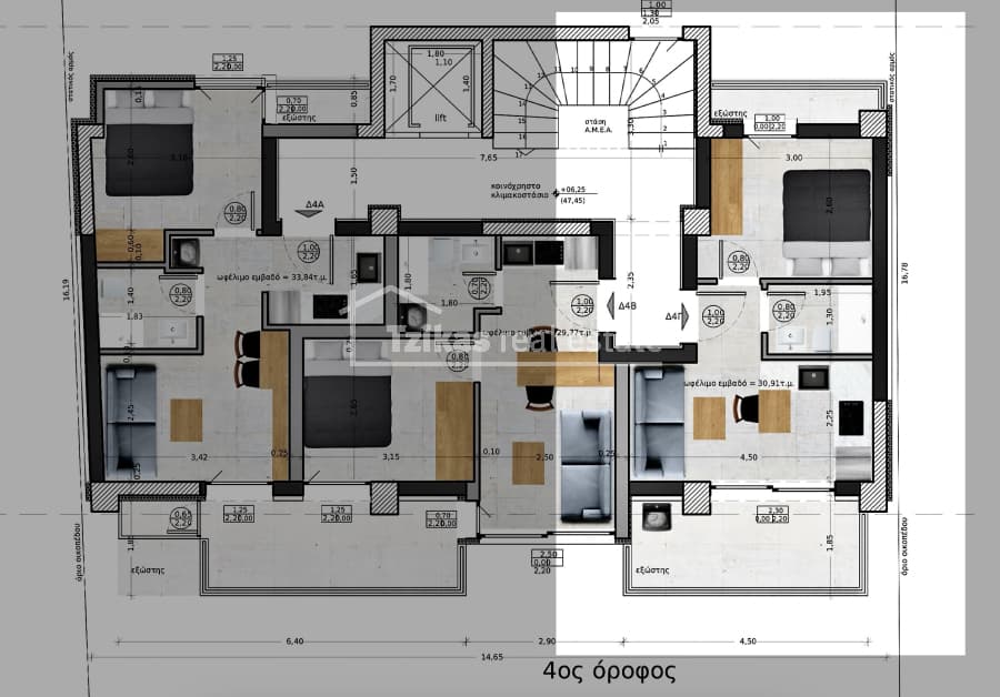 Apartment in Center, Kalamaria — Photo 9 of 21