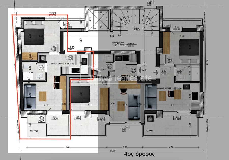 Apartment in Center, Kalamaria — Photo 4 of 22