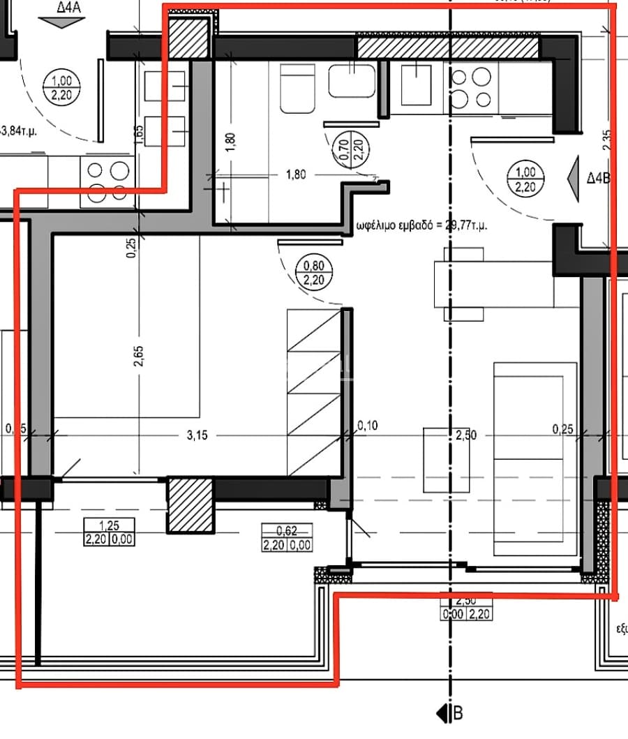 Apartment in Center, Kalamaria — Photo 13 of 20
