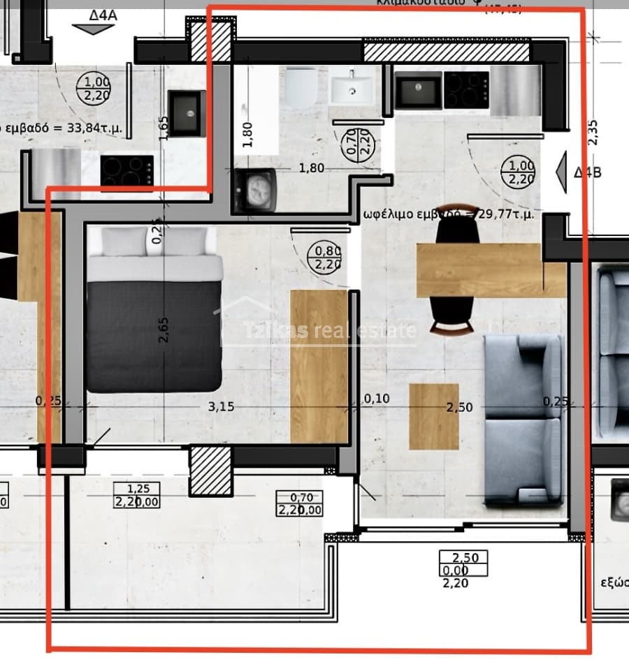 Apartment in Center, Kalamaria — Photo 4 of 20