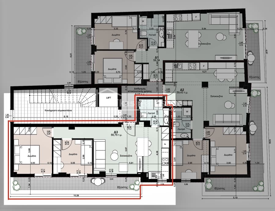 Apartment in Agios Panteleimon, Kalamaria — Photo 5 of 6