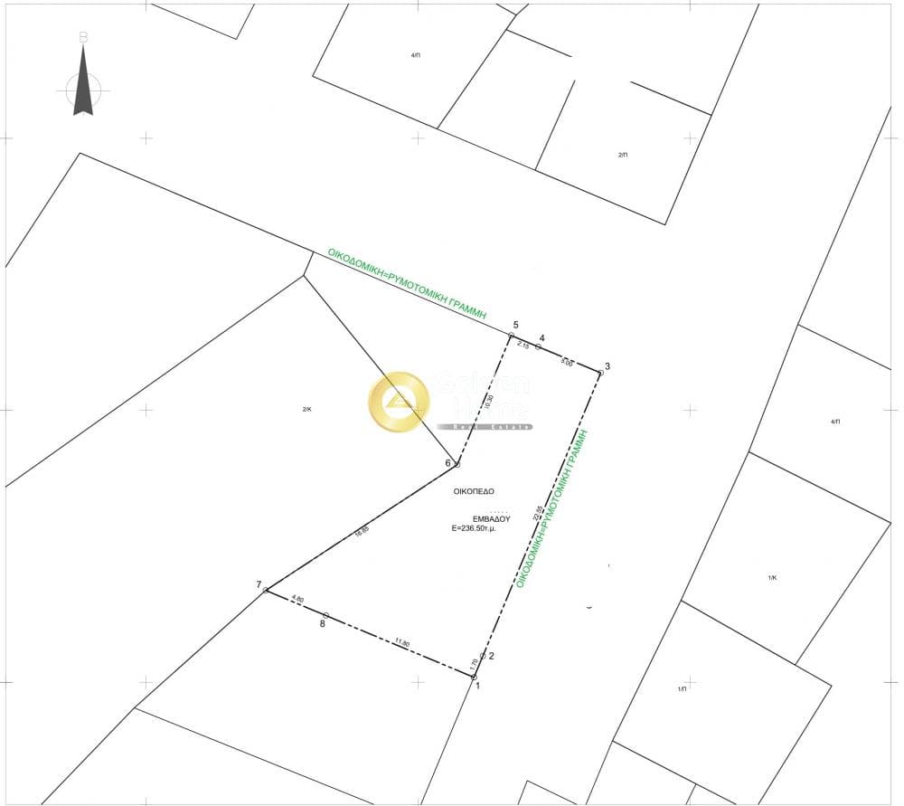 Building Plot in Kerameikos, Gazi - Metaxourgio - Votanikos