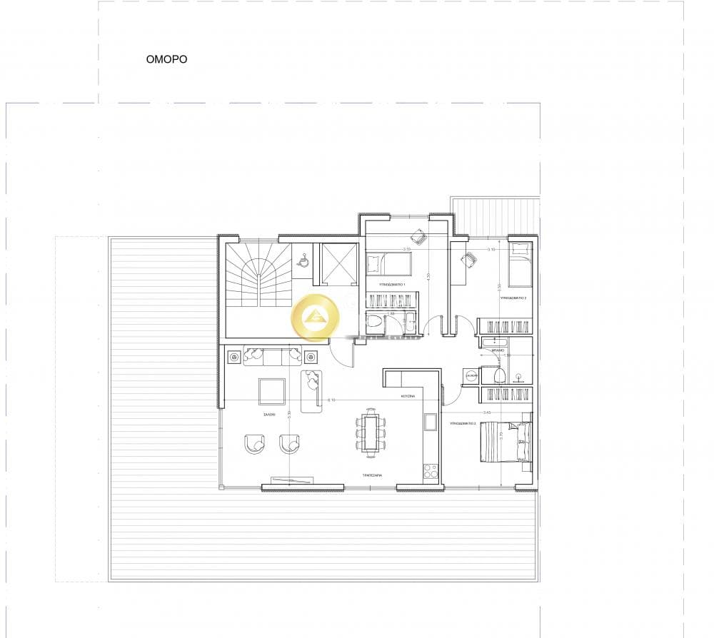 Apartment in Aretsou, Kalamaria — Photo 2 of 5