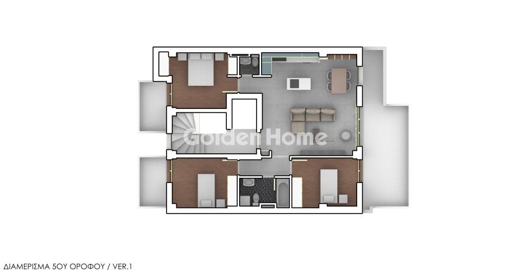 Apartment in Oria Imittou, Pagkrati — Photo 3 of 5