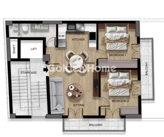 Apartment in Koukaki - Pediki Chara, Koukaki - Makrigianni — Photo 1 of 6