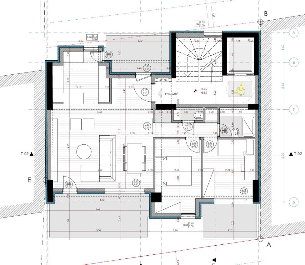 Apartment in Memou square, Koridallos