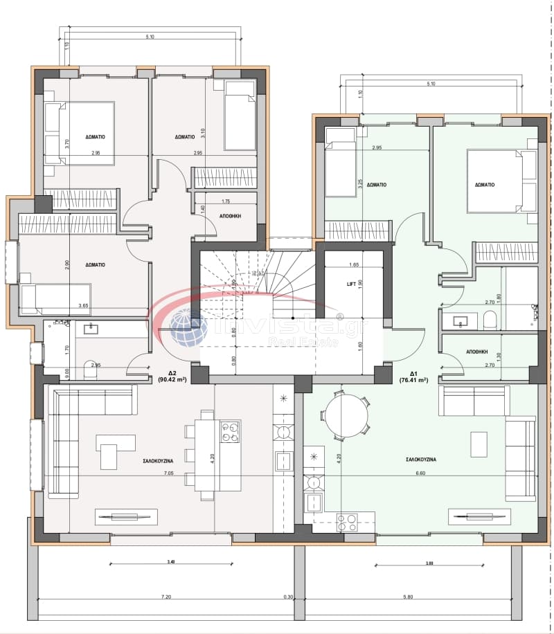 Apartment in Center, Thermi