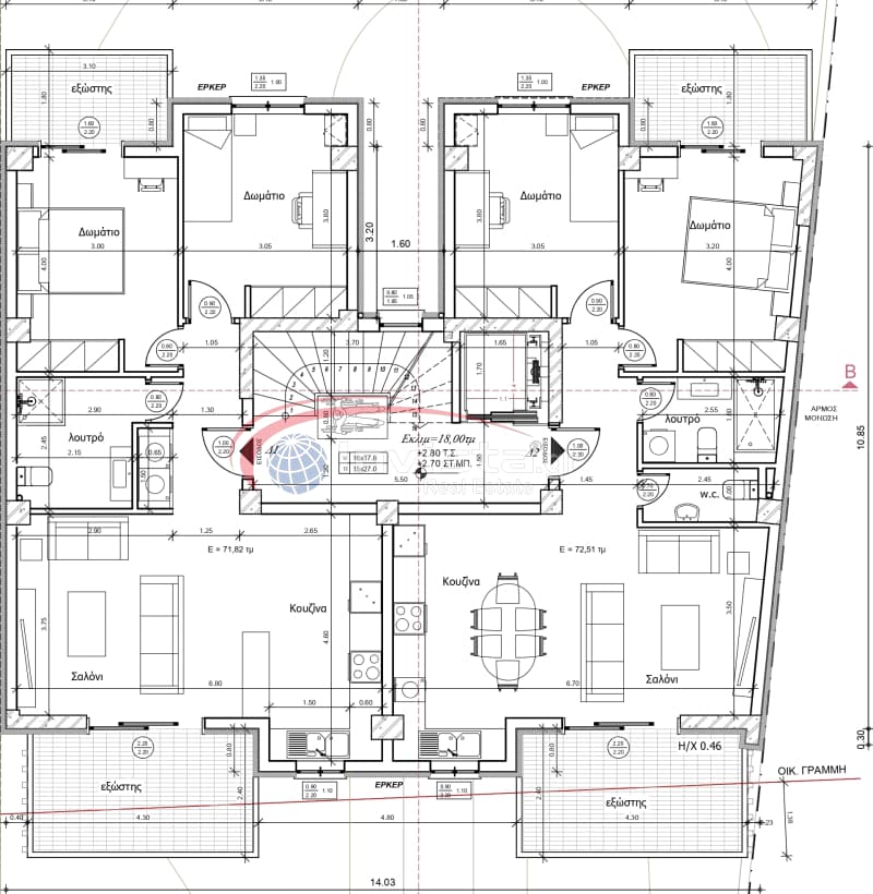 Apartment in Center, Thermi — Photo 9 of 9