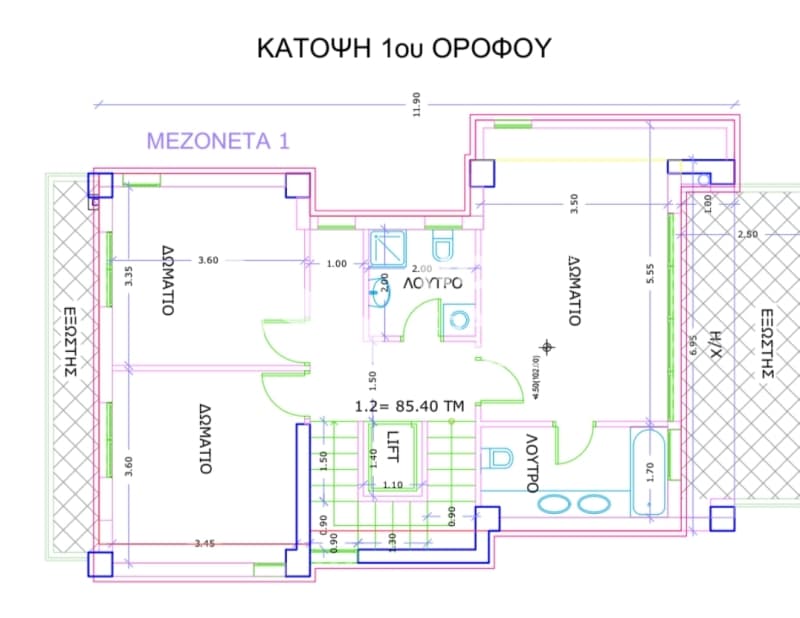 Μονοκατοικία στην Θέρμη - Κέντρο, Θέρμη — Φωτογραφία 2 από 9