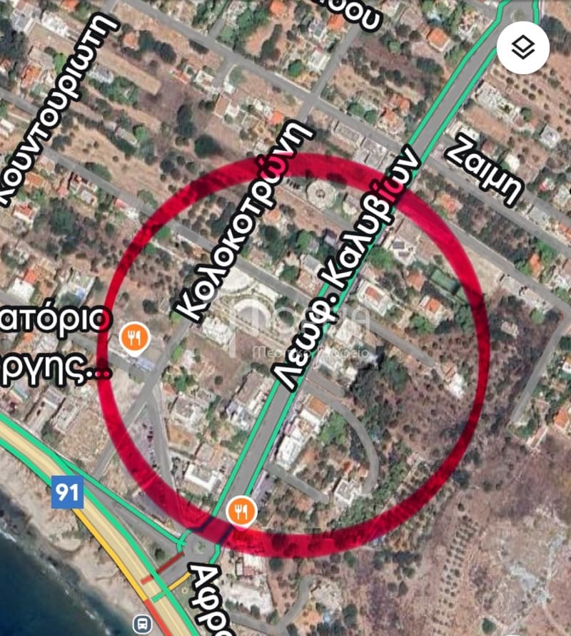 Οικόπεδο στην Γαλάζια ακτή, Καλύβια Θορικού