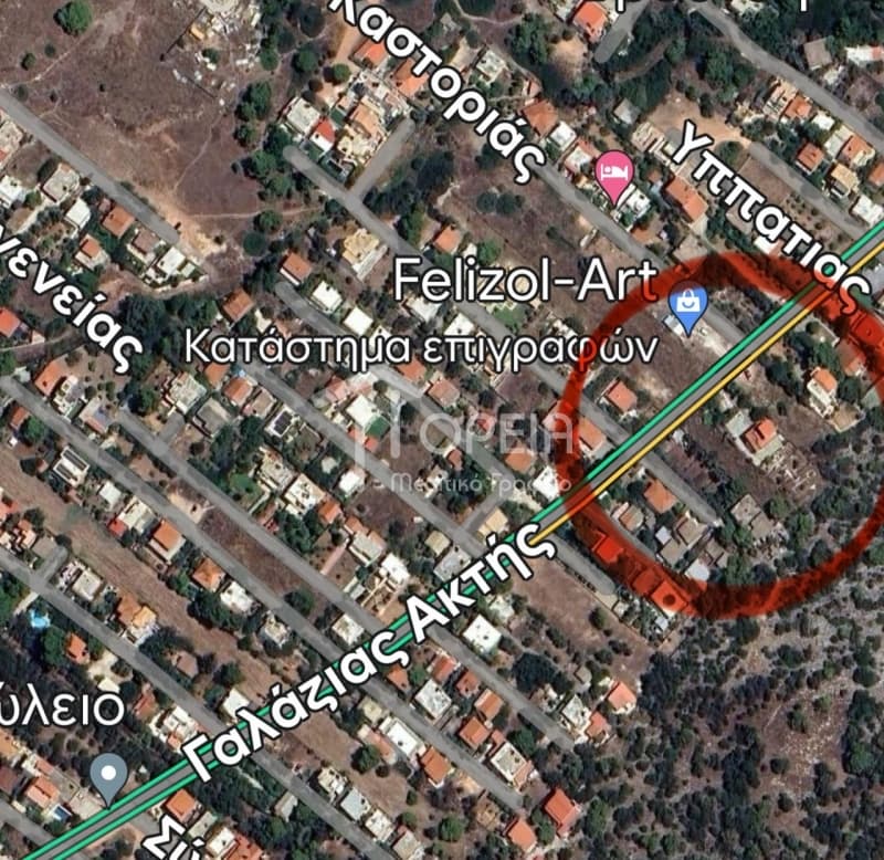 Οικόπεδο στην Γαλάζια ακτή, Καλύβια Θορικού — Φωτογραφία 7 από 7