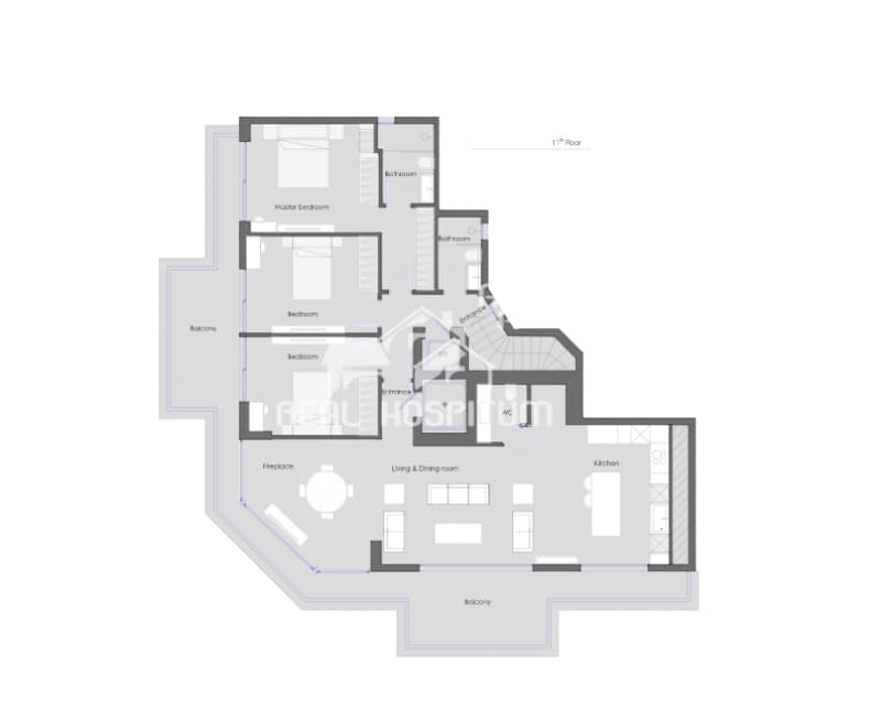 Apartment in Chatzikiriakeio, Piraeus — Photo 9 of 9
