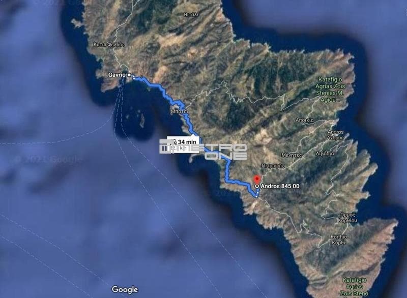 Parcel in Pitrofos, Andros — Photo 1 of 5