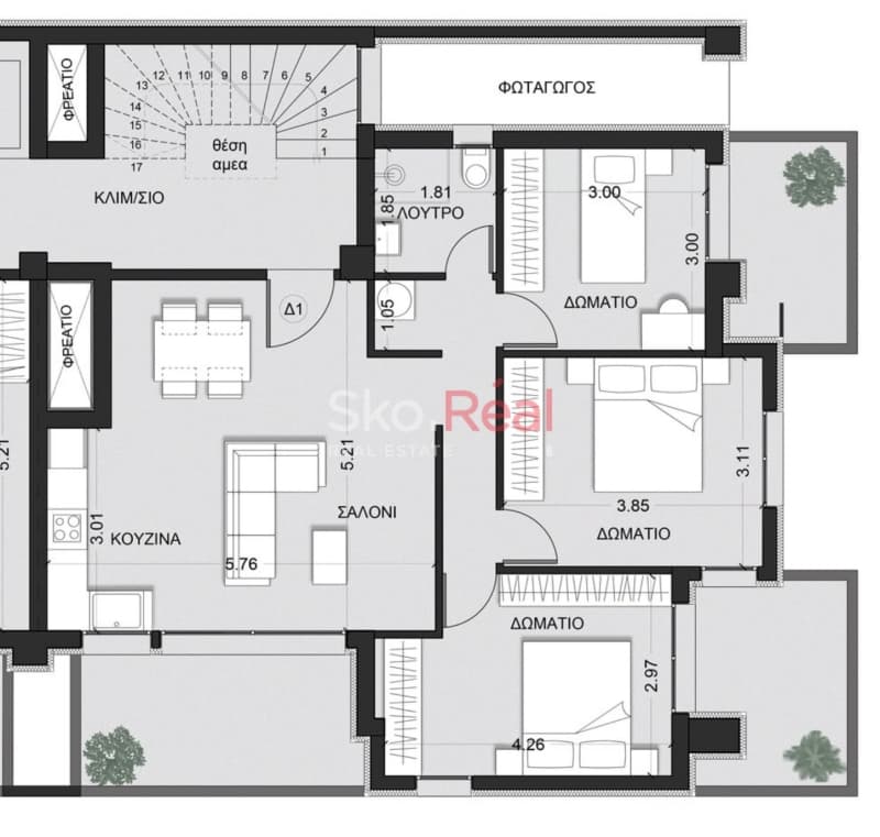 Apartment in Pylaiotika, Pylea — Photo 4 of 6