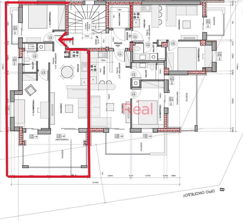 Apartment in Center, Thermi — Photo 3 of 7