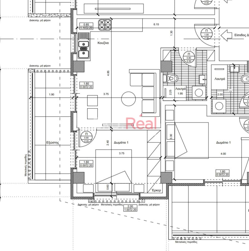 Apartment in Center, Thermi — Photo 11 of 25