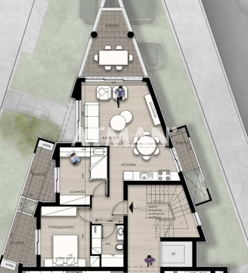 Apartment in Center, Thermi — Photo 5 of 6