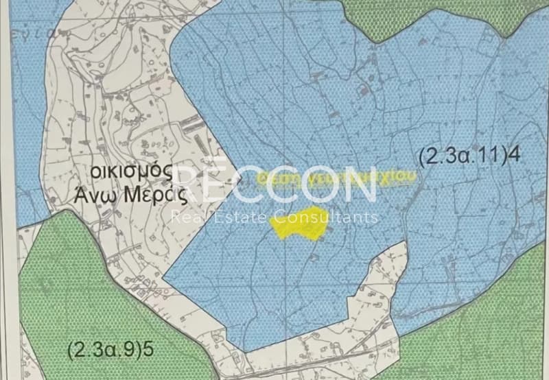 Αγροτεμάχιο στην Άνω Μερά, Μύκονος — Φωτογραφία 2 από 2