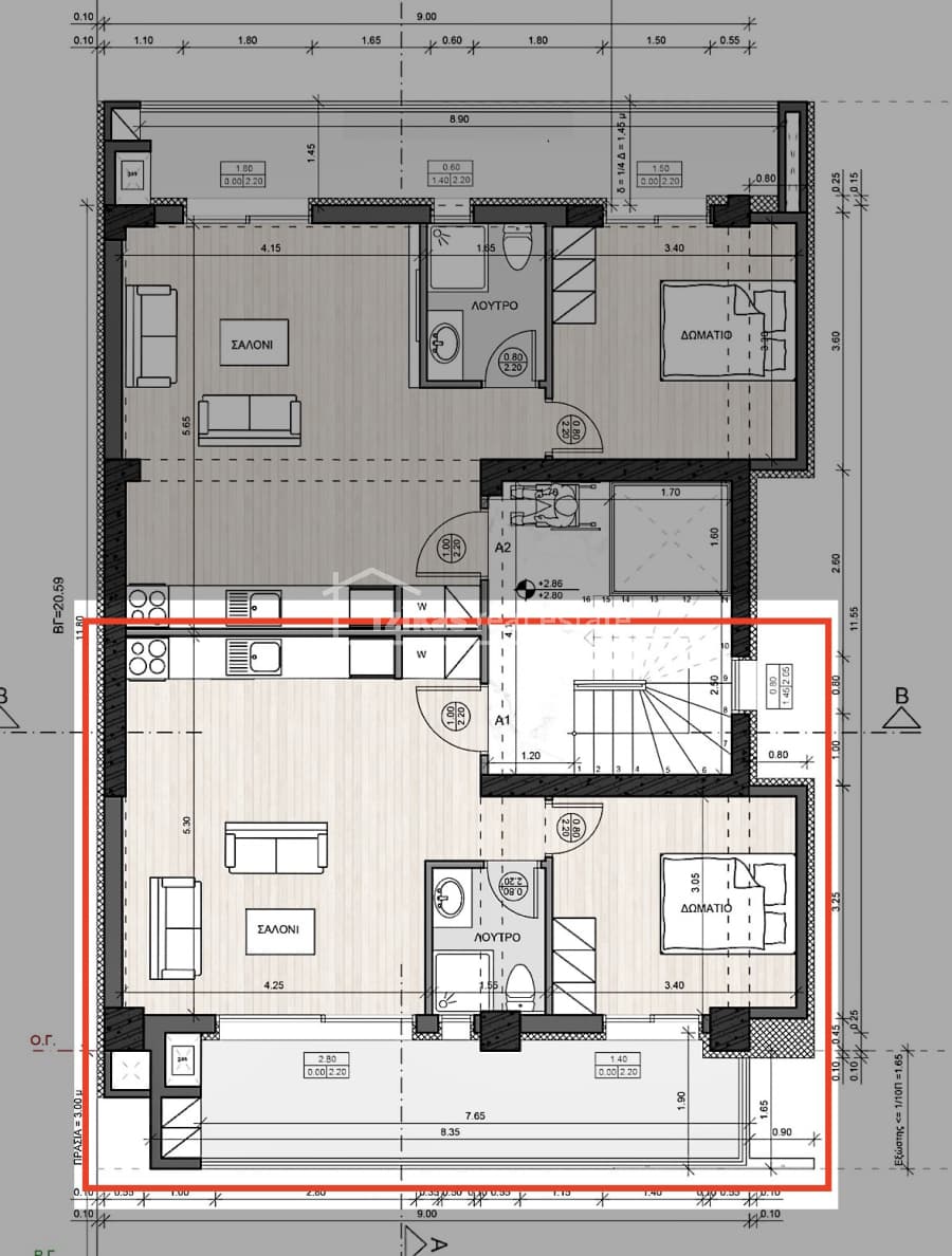 Apartment in Aretsou, Kalamaria — Photo 16 of 18