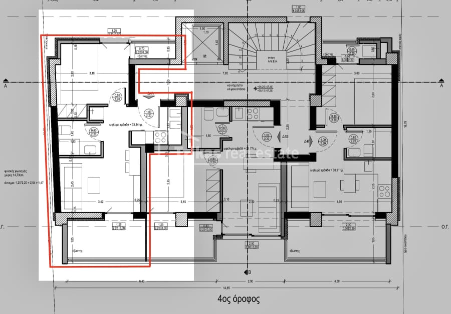 Apartment in Center, Kalamaria — Photo 17 of 22