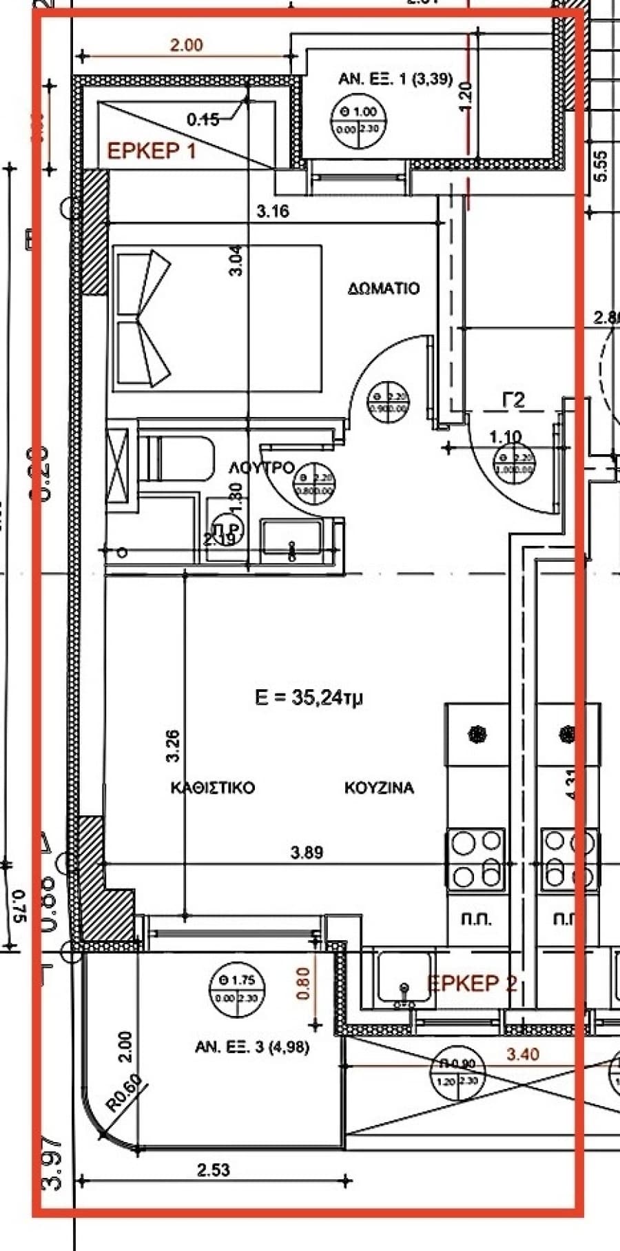 Διαμέρισμα στην Άγιος Παντελεήμων, Καλαμαριά — Φωτογραφία 4 από 9